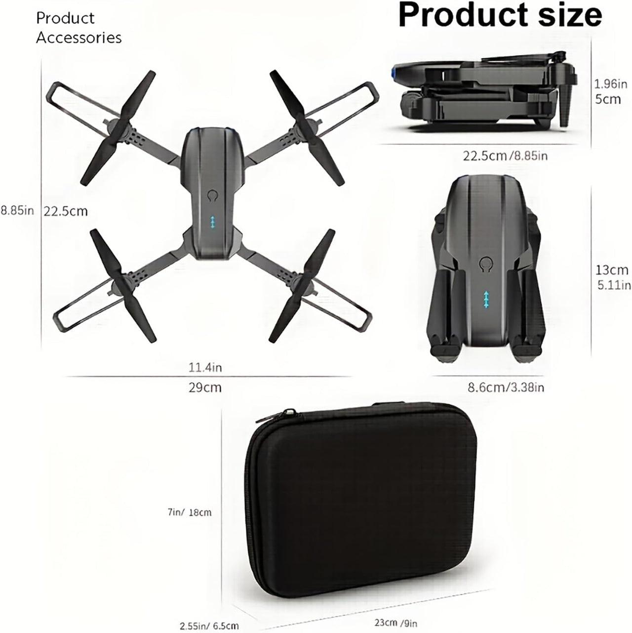 E99 Remote Control Quadcopter With Dual Camera