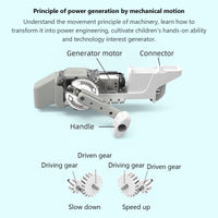 Thumbnail for Wind-up Power Generation Car Set Tricycle Toy