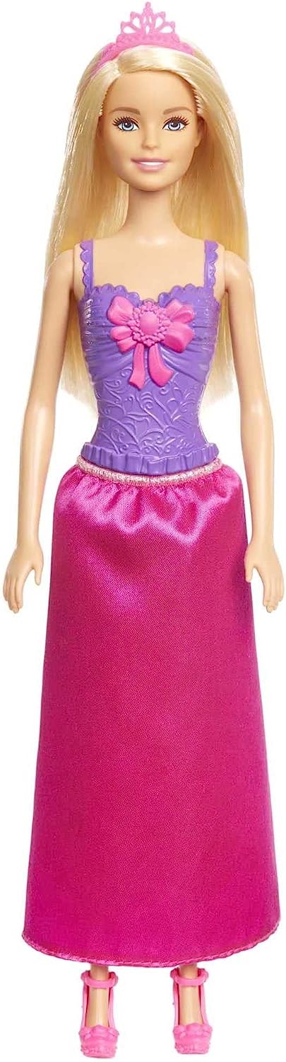 Barbie Princess Doll Blonde Hair And Purple Dress Assortment