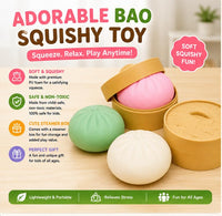 Thumbnail for Squishy Dumpling Sensory Fidget Stress Ball (1Pcs)