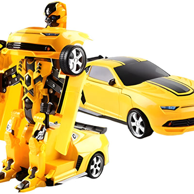 Deformation Die Cast Robot Convertible Car
