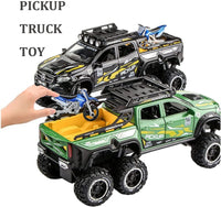 Thumbnail for 1:24 Benz X-CLASS 6x6 Diecast Pickup With Bike Toy