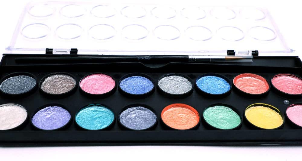 Mont Marte Metallic Watercolour Set 17 Pcs