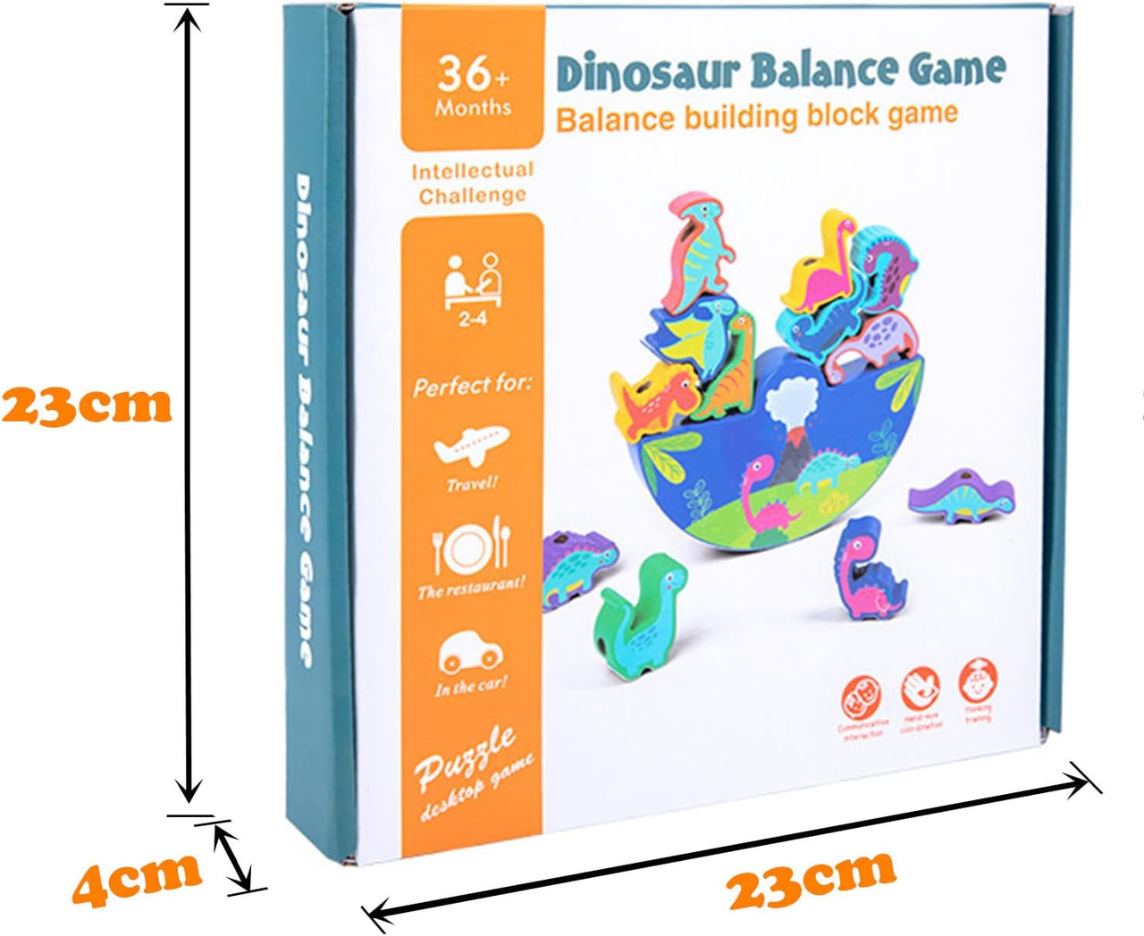 Dinosaur Wooden  Stacking Toy For Kids