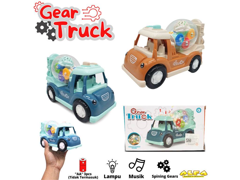 Gear Concret Mixer Truck With Light And Sound