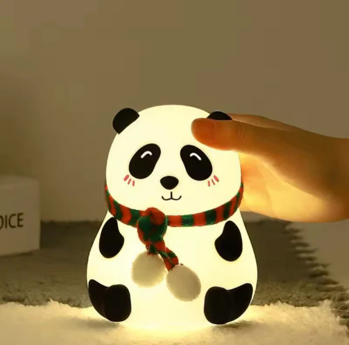 Cute Panda Silicone Night Light