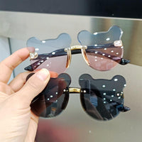 Thumbnail for Cute Bear Head Double Shaded Sunglasses For Boys & Girls Assortment