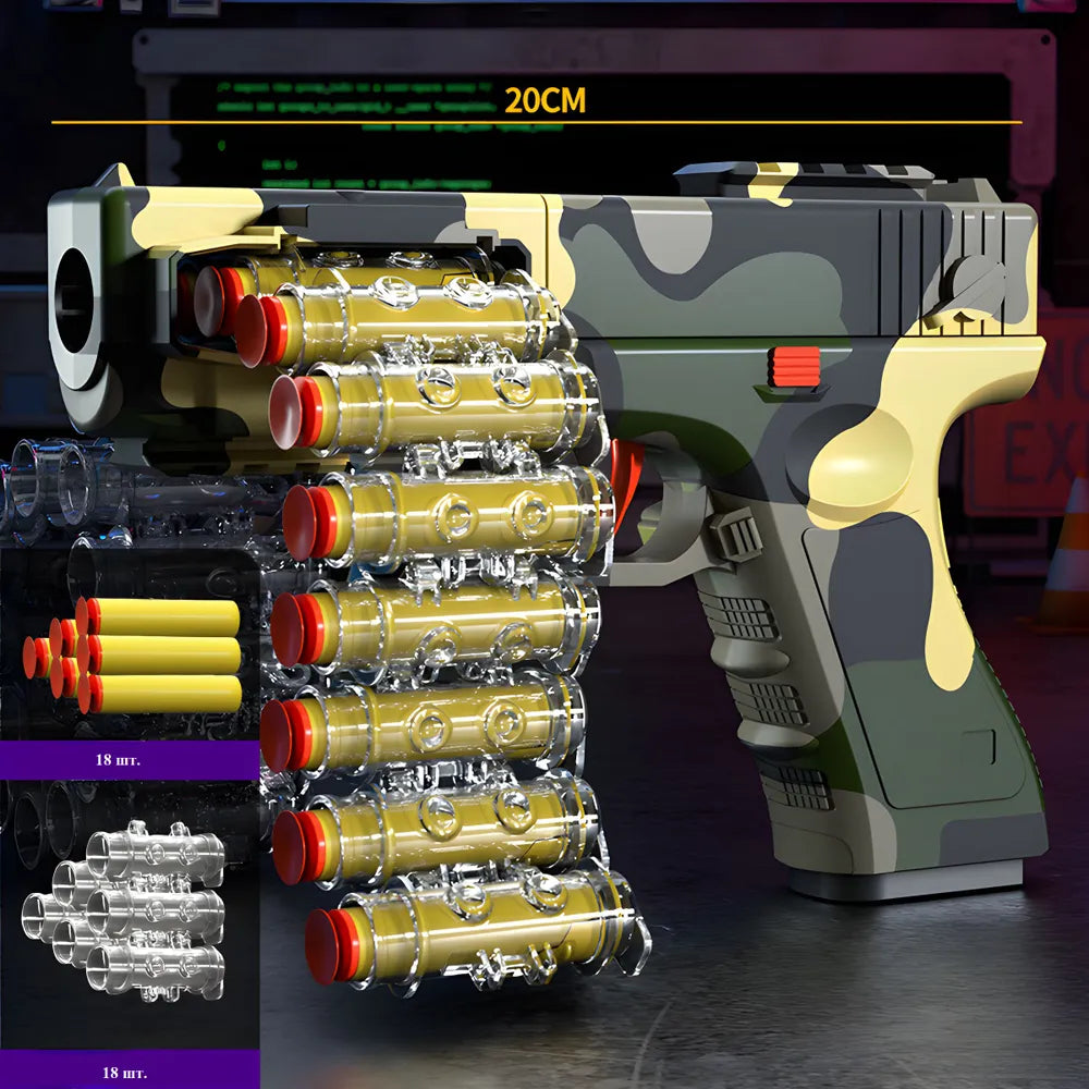 Soft Eva Bullets Glock Gun Toy