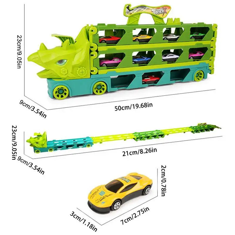 Three-Layer Car Models Transporter Truck