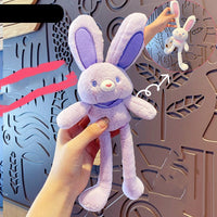 Thumbnail for Pulling Ears Rabbit Plush With Keychain