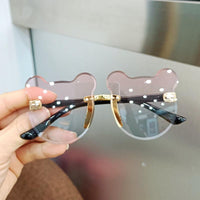 Thumbnail for Cute Bear Head Double Shaded Sunglasses For Boys & Girls Assortment