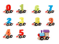 Thumbnail for Wooden Digital Number Train 10 Pcs