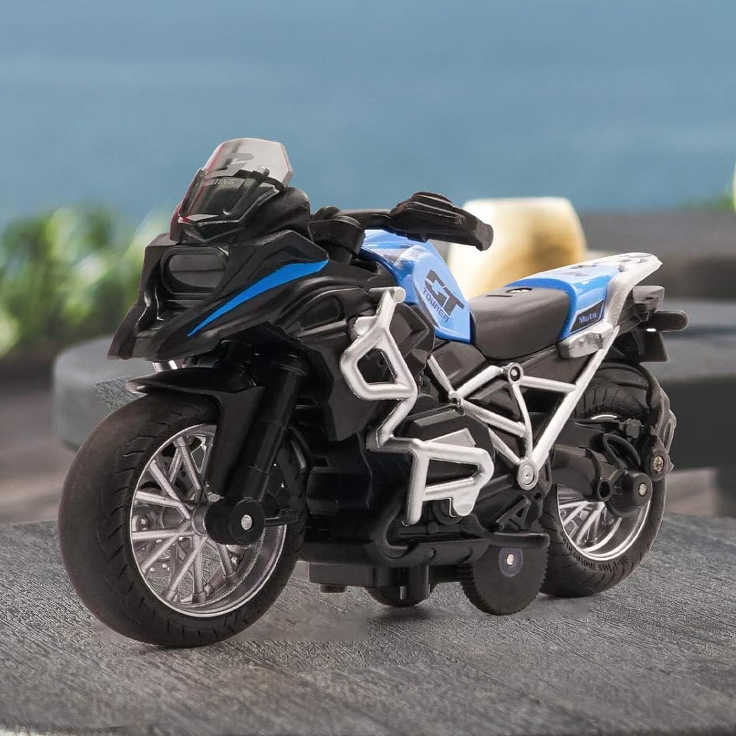 1:8 Scale Diecast Motorcycle with Light and Sound