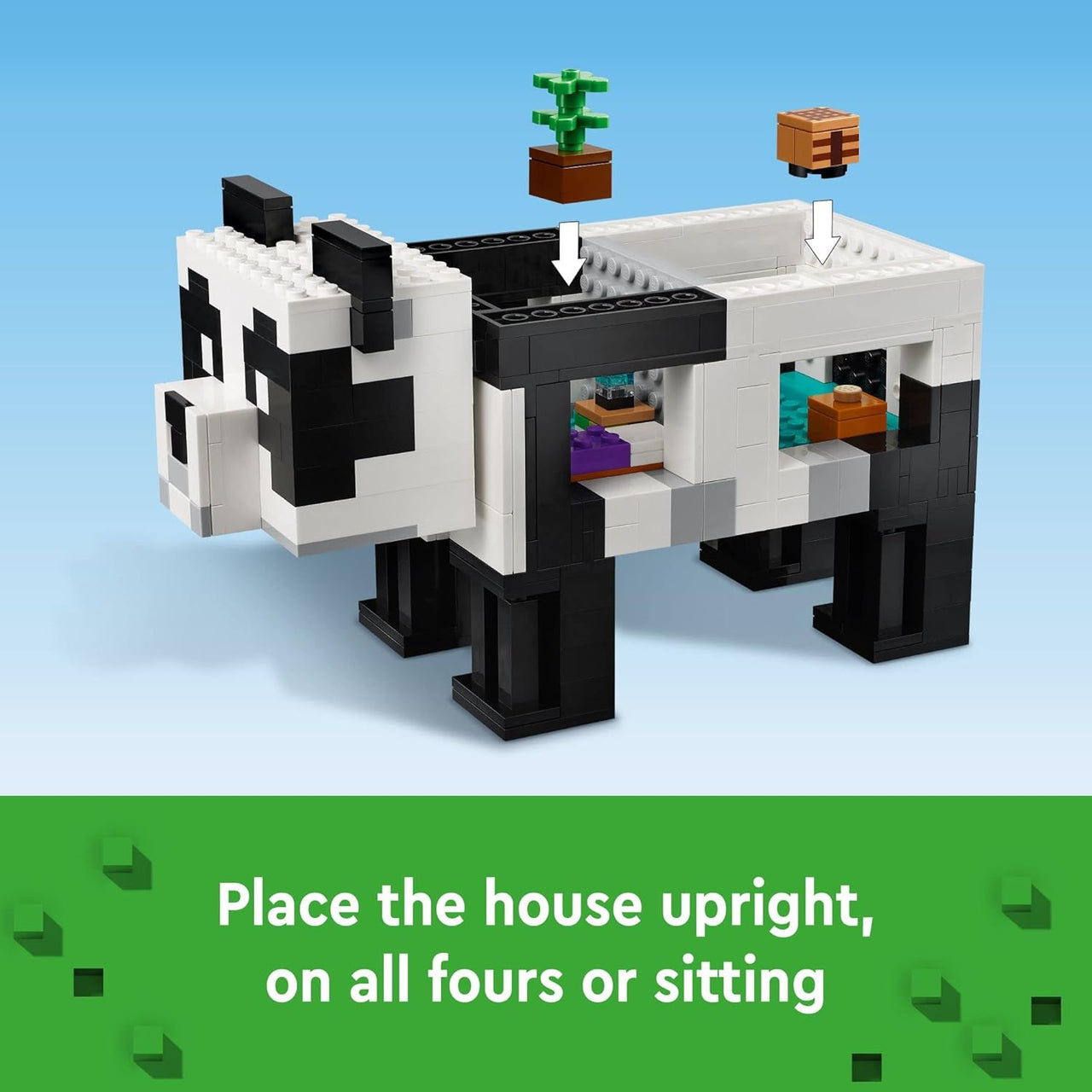 553-Piece My World Minecraft The Panda Haven Blocks Set
