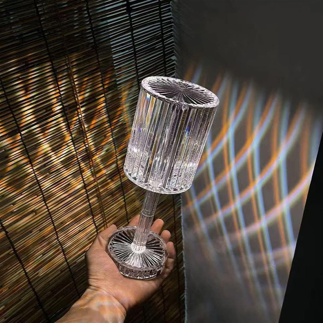 Allied Retro Crystal Desk Touch Lamp