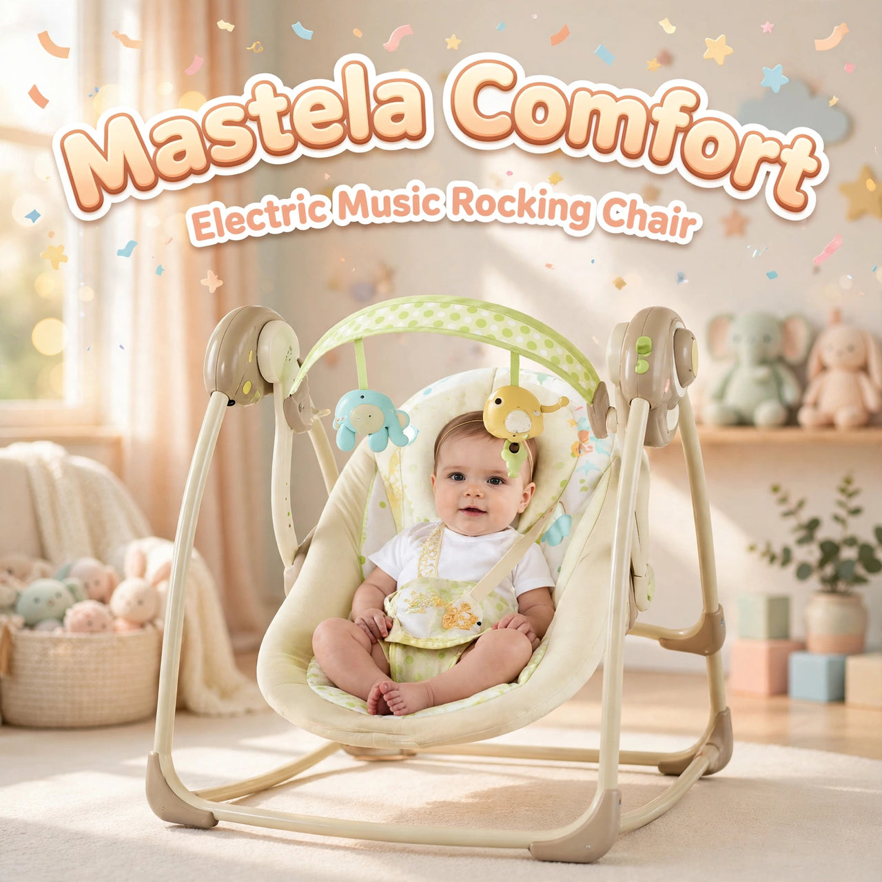Mastela Comfort Electric Music Rocking Chair