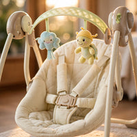 Thumbnail for Toy bar and harness detail of the Mastela Comfort Rocking Chair