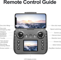 Thumbnail for J6 P Intelligent Aerial Drone With Triple Camera And LCD Remote
