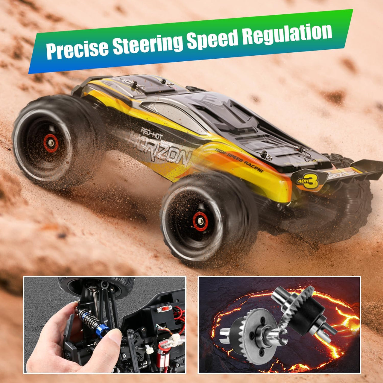 RC Rabbits High Speed 4WD Off-Road Car