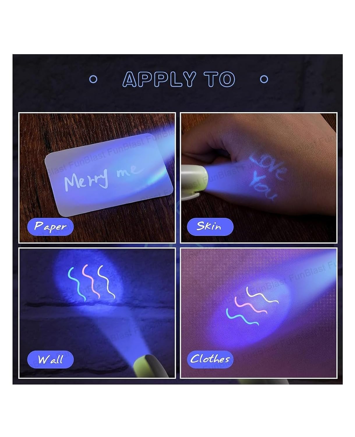 Buy Invisible Ink Magic Pen with UVLight Online In Pakistan ToyZone.Pk