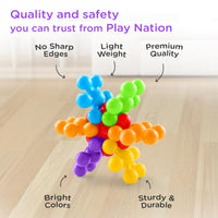Thumbnail for 36 Piece Snowflake Building Block With 12 Different Color