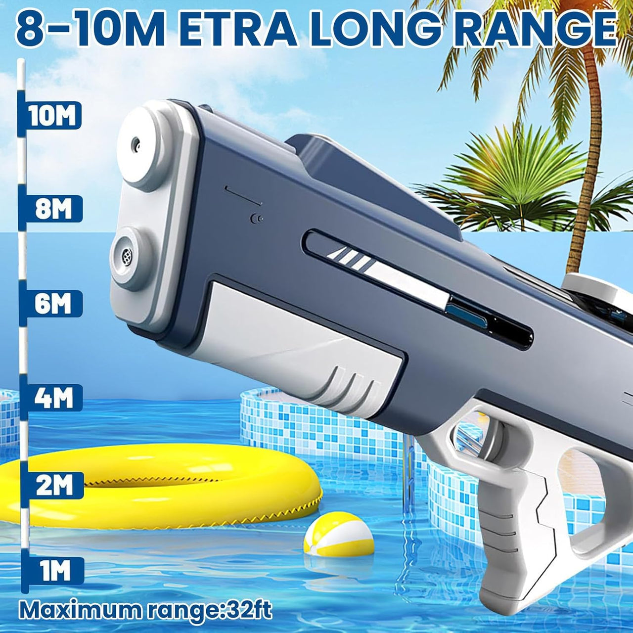 Large Capacity Battery Powered Electric Water Gun