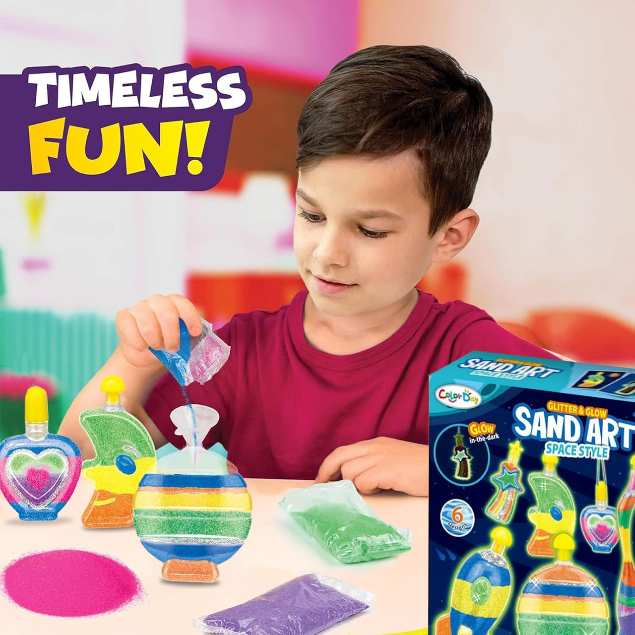 Colored Magic Sand Buy Art And Activity Magic Sand Set Online In Pakistan â ToyZone.Pk