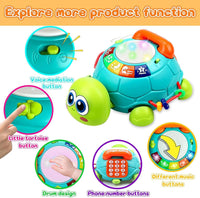 Thumbnail for Multifunction Crawling Turtle Phone With Light And Sound