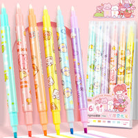 Thumbnail for Erasable  Double Sided Highlighter Marker