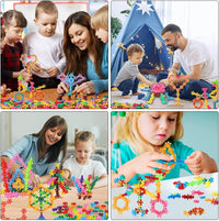 Thumbnail for 36 Piece Snowflake Building Block With 12 Different Color
