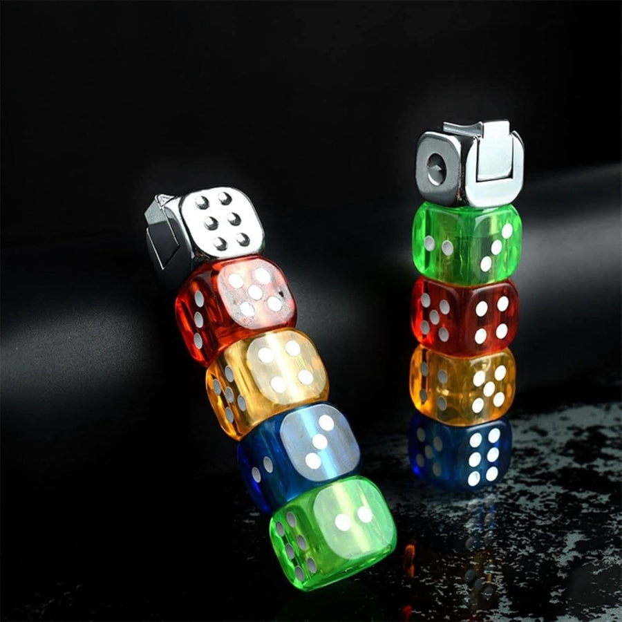 Dice Shape Spinning Lighter