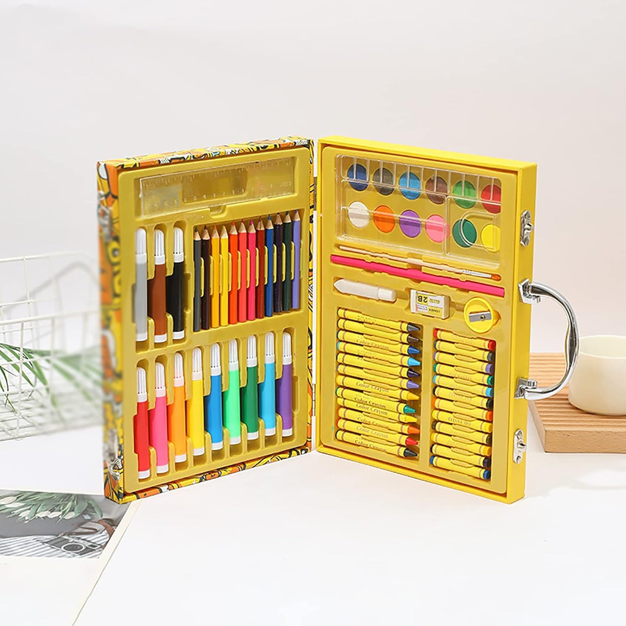 67 Pcs Brief Case Coloring Box