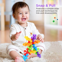 Thumbnail for 36 Piece Snowflake Building Block With 12 Different Color