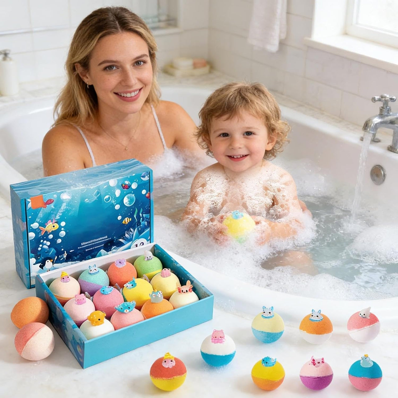 1 Piece Kindergarten Bath Bombs With Surprise Inside Toys
