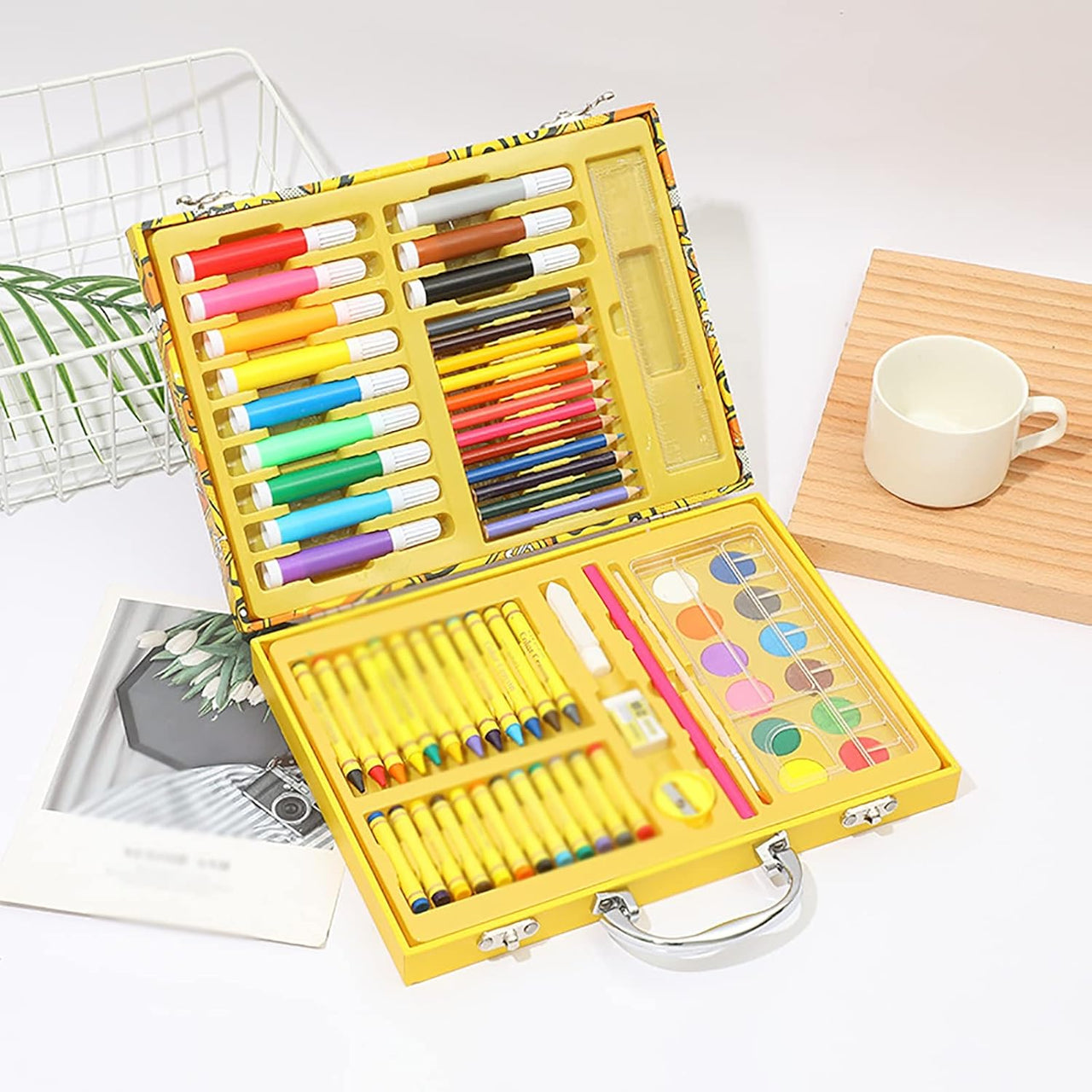 67 Pcs Brief Case Coloring Box