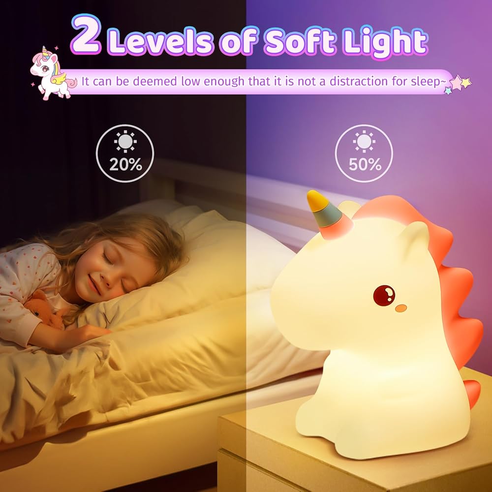 Silicone LED Night Light USB Rechargeable And Touch Control