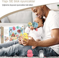 Thumbnail for 32 Piece Silicone Soft Building Blocks