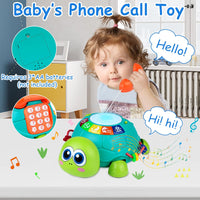 Thumbnail for Multifunction Crawling Turtle Phone With Light And Sound