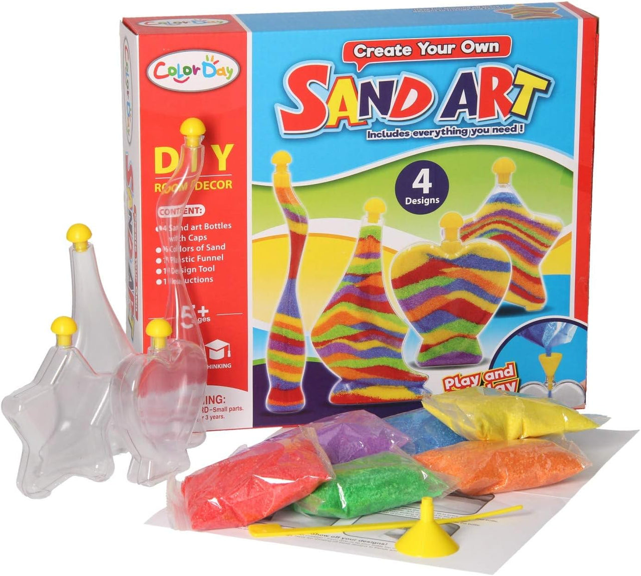 DIY Sand Art Kit With 4 Design