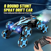 Thumbnail for 2.4GHZ 4WD 8 Wheels Stunt Remote Control Remote Control