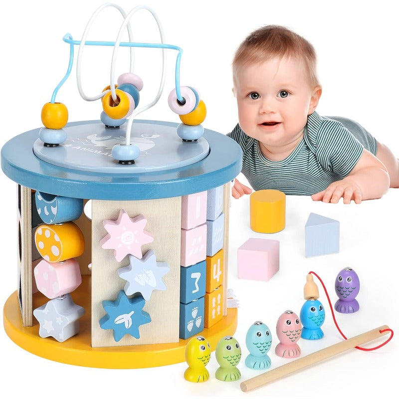 Wooden Multifunctional Bead Winding Magic for Kids