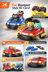 Thumbnail for 2 Player Bump And Go Remote Control Bumper Car Set