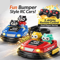 Thumbnail for 2 Player Bump And Go Remote Control Bumper Car Set