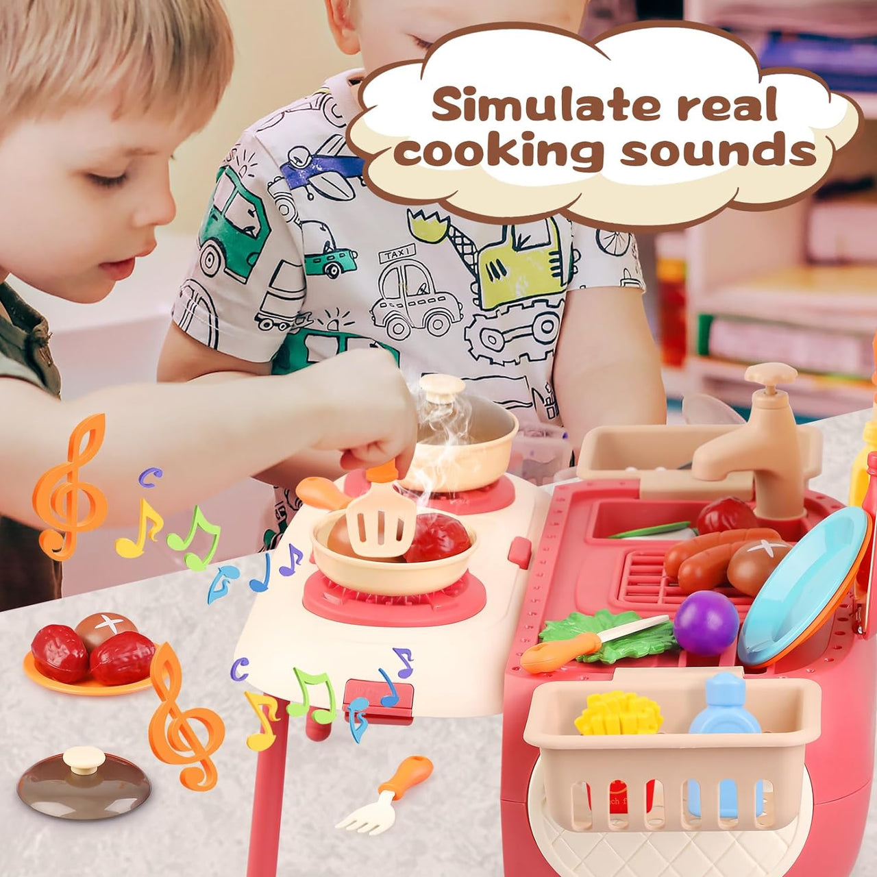 2 in 1 Stereo Kitchen And Radio Play Set