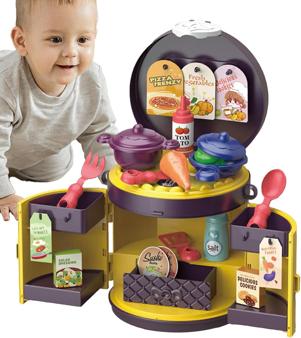 Buy Kitchen Play House Handbag Playset 30 Pieces Set Online In