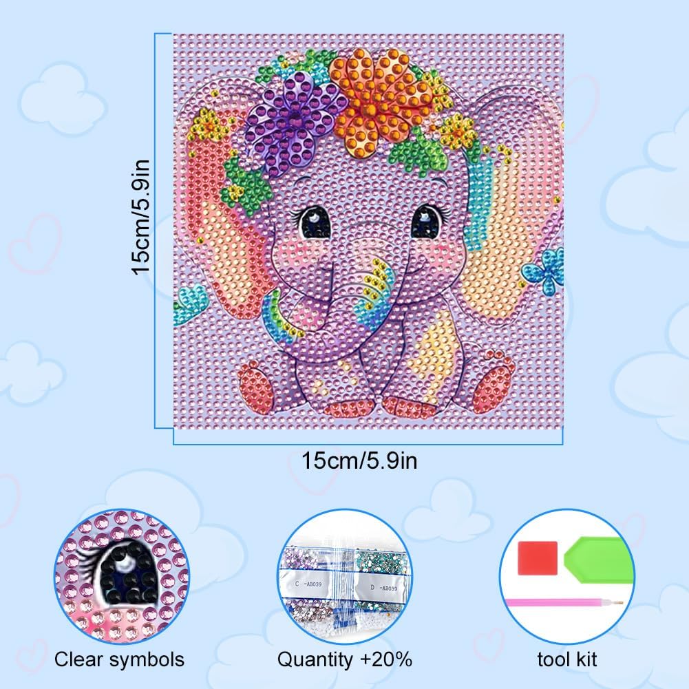 DIY Diamond Animals Painting Set