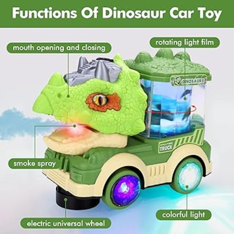 Dinosaur World Car With Light Music