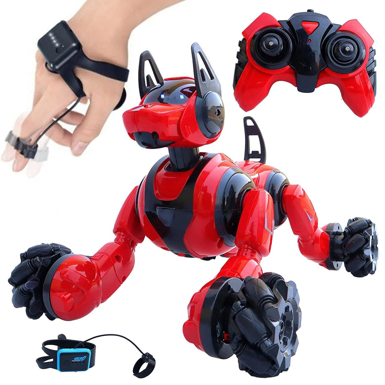 360 Rotate Hand Gesture and Remote Control Dog