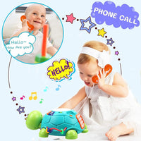 Thumbnail for Multifunction Crawling Turtle Phone With Light And Sound