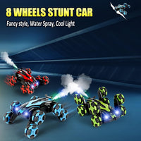 Thumbnail for 2.4GHZ 4WD 8 Wheels Stunt Remote Control Remote Control